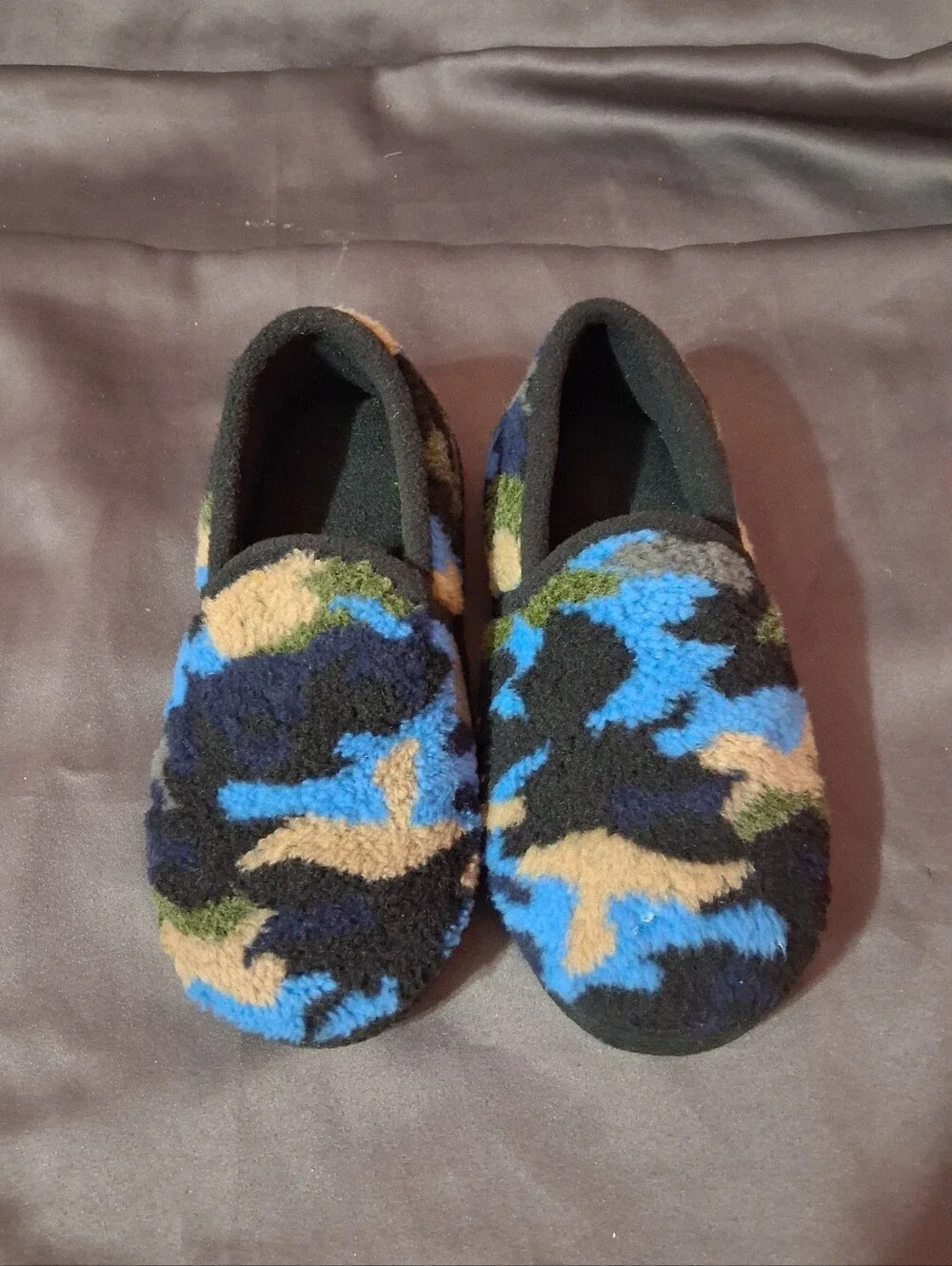 Boys Wonder Nation Camo Slippers